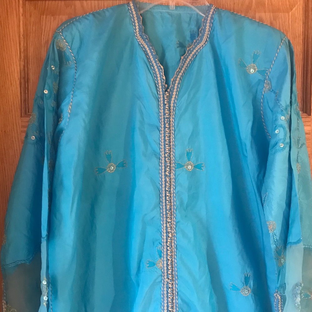 moroccan beaded kaftan